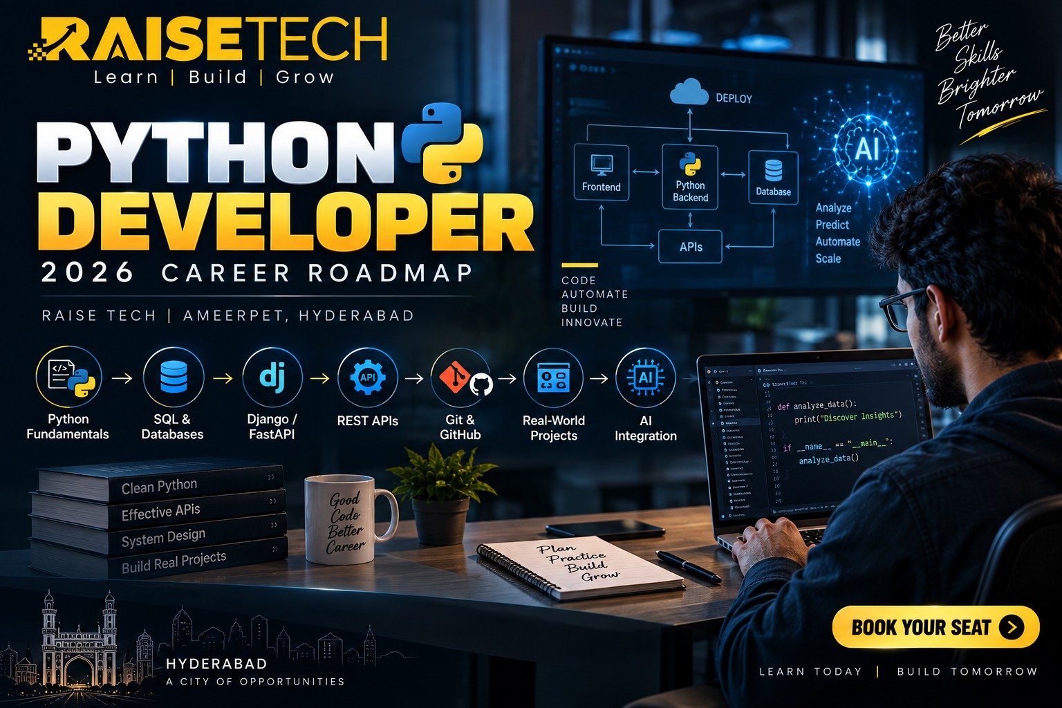 Python Developer Roadmap in Hyderabad